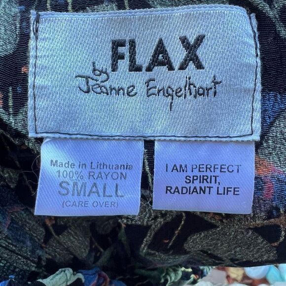 FLAX by Jeanne Engelhart Vintage Hummingbird Print Maxi Skirt, Women’s Small - Picture 6 of 12